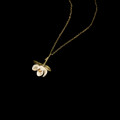 Magnolia Blossom 20" Drop Pendant Necklace | Nature Jewelry | Michael Michaud | 9283BZ