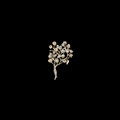 Baby's Breath Sterling Silver Keshi Pearl Pin | Michael Michaud | 5961S | Nature Jewelry 