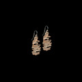 Birch Bark Sterling Silver Dangle Wire Earrings | Michael Michaud | 3328SC | Nature Jewelry 