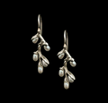 Pussy Willow Sterling Silver Drop Wire Earrings | Michael Michaud | 4172S | Nature Jewelry 