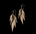 Weeping Willow 5-Leaf Sterling Silver Wire Earrings | Michael Michaud | 3077SC | Nature Jewelry 