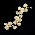 Aspen Leaf Gold Bracelet | Michael Michaud | 7117V | Nature Jewelry 