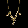Flowering Thyme 16" Adjustable Drop Necklace | Michael Michaud | 9326BZ | Nature Jewelry