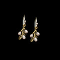 Flowering Thyme Dainty Wire Earrings | Michael Michaud | 3578BZ | Nature Jewelry