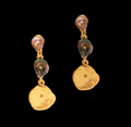 Midnight Gold Post Earrings | Michael Michaud | 3560V | Nature Jewelry 