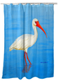 Ibis Shower Curtain "Posing White Ibis" | BDSH1086