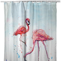 Flamingos Shower Curtain "Betsy's Flamingos" | BDSH636