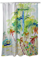 Palm Tree Shower Curtain "Colorful Palms" | BDSH821