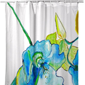 Blue Hibiscus Shower Curtain | BDSH1115