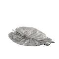 Elephant Ear Leaf II Silver Plated Fruit Bowl Centerpiece | U-34 | D'Argenta