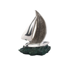 Sailboat at Sea Silver Plated Sculpture | 57 | D'Argenta