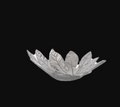Fatsia Japonica Leaf Silver Plated Fruit Bowl Centerpiece | U-37 | D'Argenta