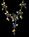 Blue Violet 18" Adjustable Drop Necklace | Michael Michaud | 9342BZ | Nature Jewelry