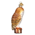 Barn Owl Glass Ornament | OWC16118
