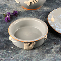 French Grey Stoneware Cat Bowl | CCEPCBF3006