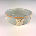 French Grey Stoneware Cat Bowl | CCEPCBF3006
