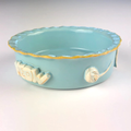 Sky Blue Stoneware Cat Bowl | CCEPCBS3004