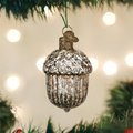 Vintage Acorn Glass Ornament | OWC51015