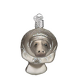 Manatee Glass Ornament