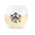 Set of 2 Octopus Stemless Wine Glasses