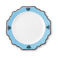Bee Bone China Dinner Plate with Gold Rim