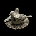 Kirtland Warbler Pewter Salt Pepper Server