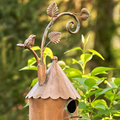 75 Inch Two Story Iron Birdhouse with Copper Finish