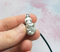 Silver Plate Handmade Happy Hippo Pendant Necklace