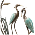 Romantic Heron Pair Sculpture