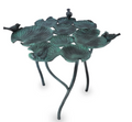 Bird Quartet on Leaves Birdbath or Birdfeeder | 41076