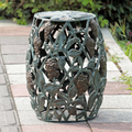 Duranta Flower and Leaf Garden Stool 