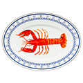 Lobster Enamel Ware Oval Platter