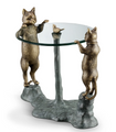 Curious Cats End Table