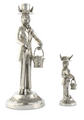 Gentleman Hare Tall Candlestick