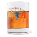 Set of 2 Longhorn Double Old Fashioned Glasses