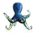 Art Glass Cerulean Octopus | 76160 | SPI Home