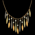 Bud and Leaf Statement Necklace | Michael Michaud Jewelry | SS9469BZ