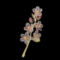 Peach Blossom Brooch | Nature Jewelry | Michael Michaud | 6223BZ