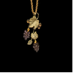 Wild Grape Vine 18" Adjustable Pendant Necklace | Michael Michaud Jewelry | 9460BZ