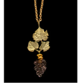 Wild Grape Vine Dainty Adj. Pendant | Michael Michaud Jewelry | SS9459bz