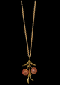 Peach Tree 16" Adjustable Pendant Necklace | Michael Michaud | 9463BZ | Nature Jewelry