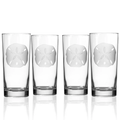 Sand Dollar Iced Tea Glass Set of 4 | Rolf Glass | 250014