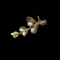 Eucalyptus Seed Lapel Pin | Michael Michaud Jewelry | SS6236BZWP