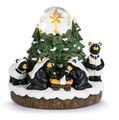 Bear Nativity Musical Snow Globe | Big Sky Carvers | BSC3005070252