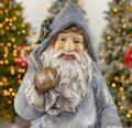Hand Painted 3 Foot Tall Indoor/Outdoor Old World Santa with Toys