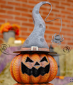  Hand Painted Iron Jack-O-Lantern Totem Pole | ZLIZR210310