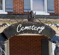  Large Halloween Pumpkin and Ghost Cemetery Arch | ZLIZR180734