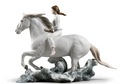 Woman Riding Horse Porcelain Figurine | Lladro | LLA01009371