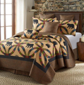 Wedding Ring Bear and Paw Primitive Quilt Set | DUKDQ10019