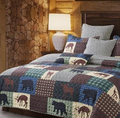 Wilderness Patch Primitive Quilt Set | DUKDQ10079T